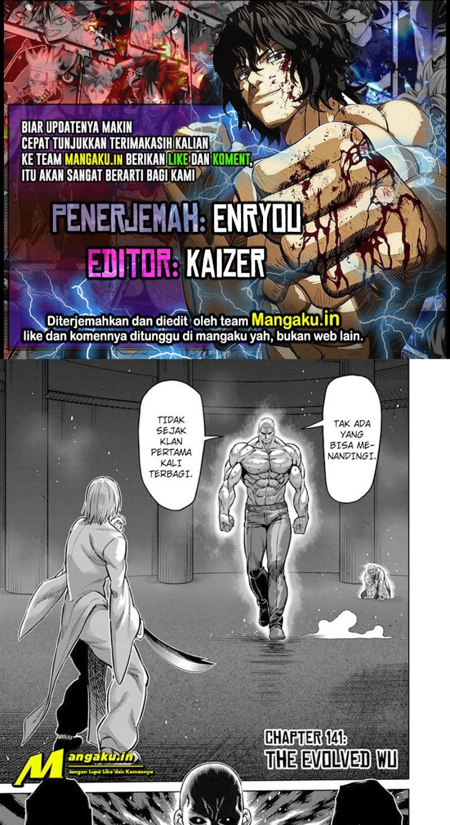 Baca Komik Kengan Omega Chapter 141 Gambar 1