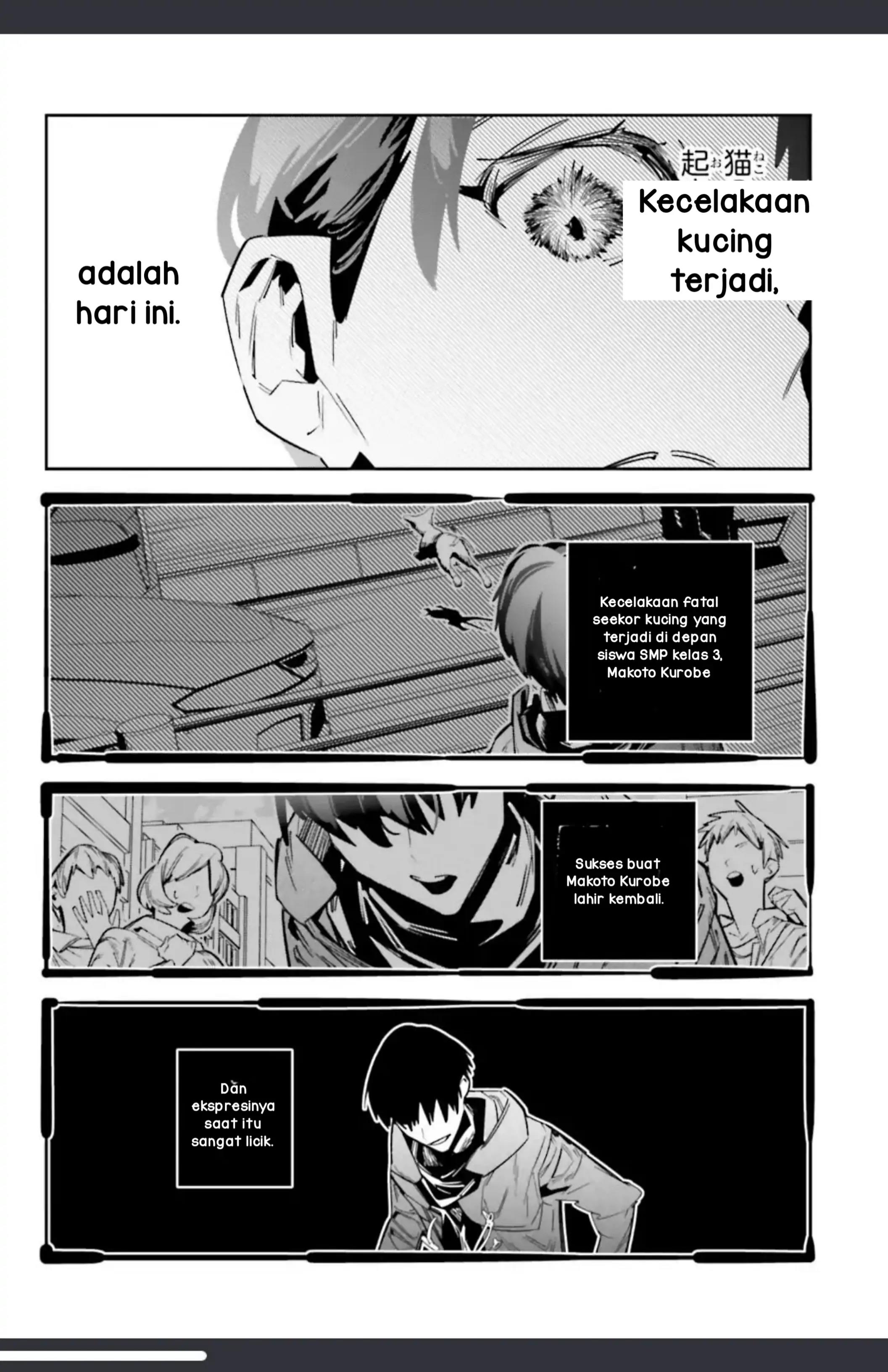 I Reincarnated as the Little Sister of a Death Game Manga’s Murder Mastermind and Failed Chapter 4.1 Gambar 11