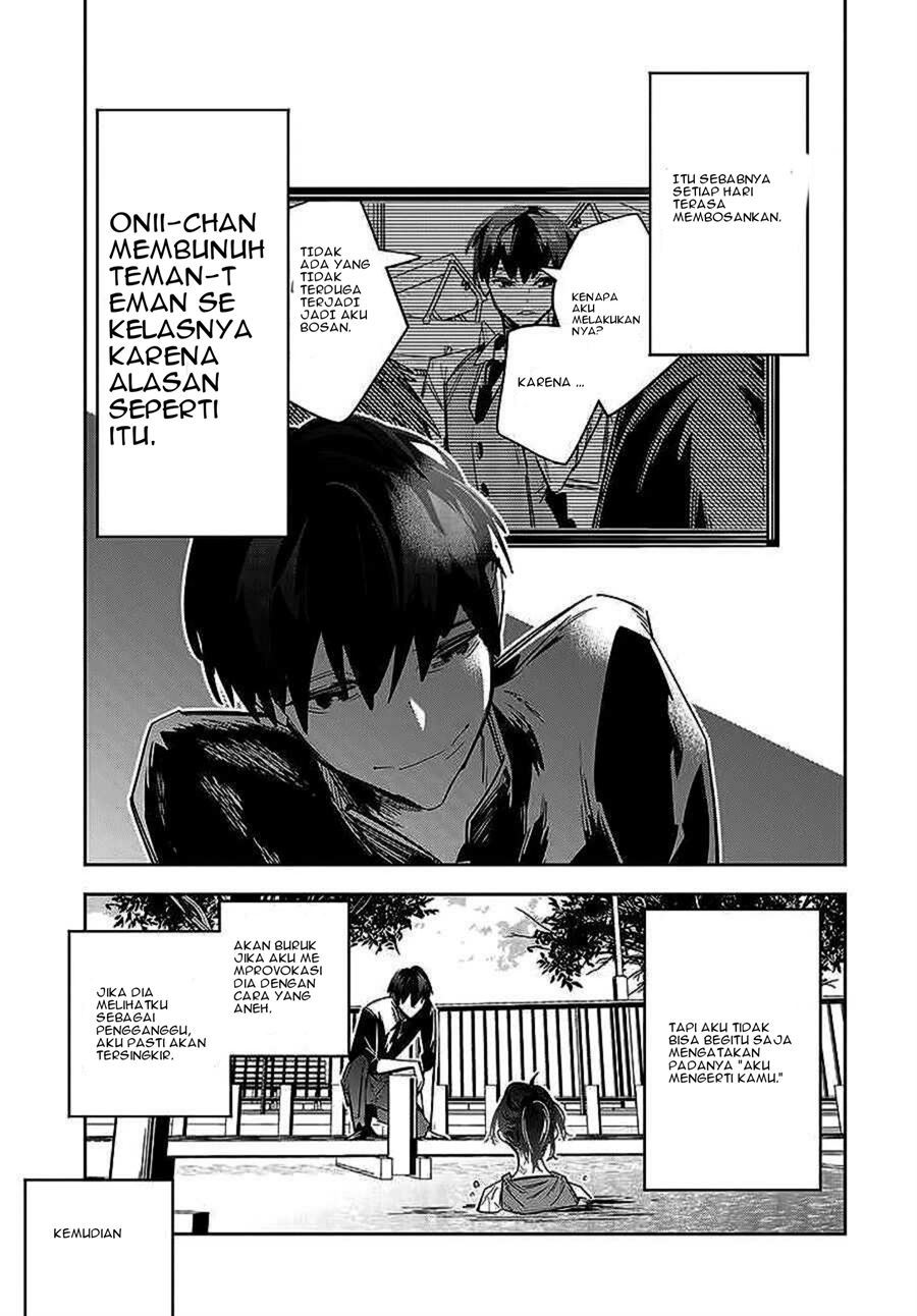 I Reincarnated as the Little Sister of a Death Game Manga’s Murder Mastermind and Failed Chapter 1 Gambar 45
