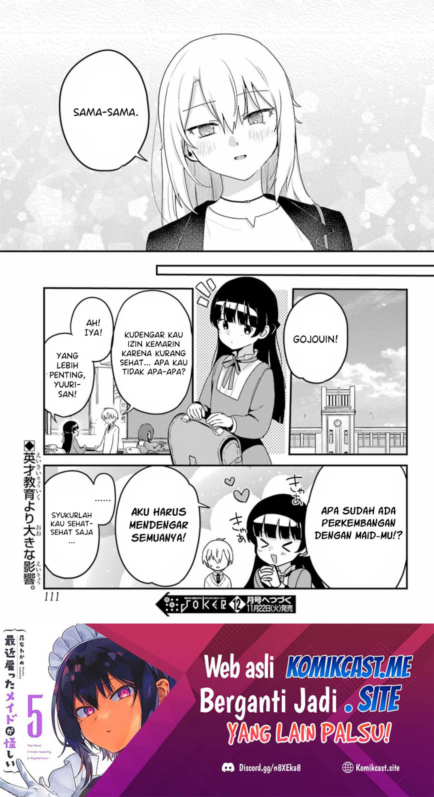 My Recently Hired Maid Is Suspicious Chapter 35 Gambar 18