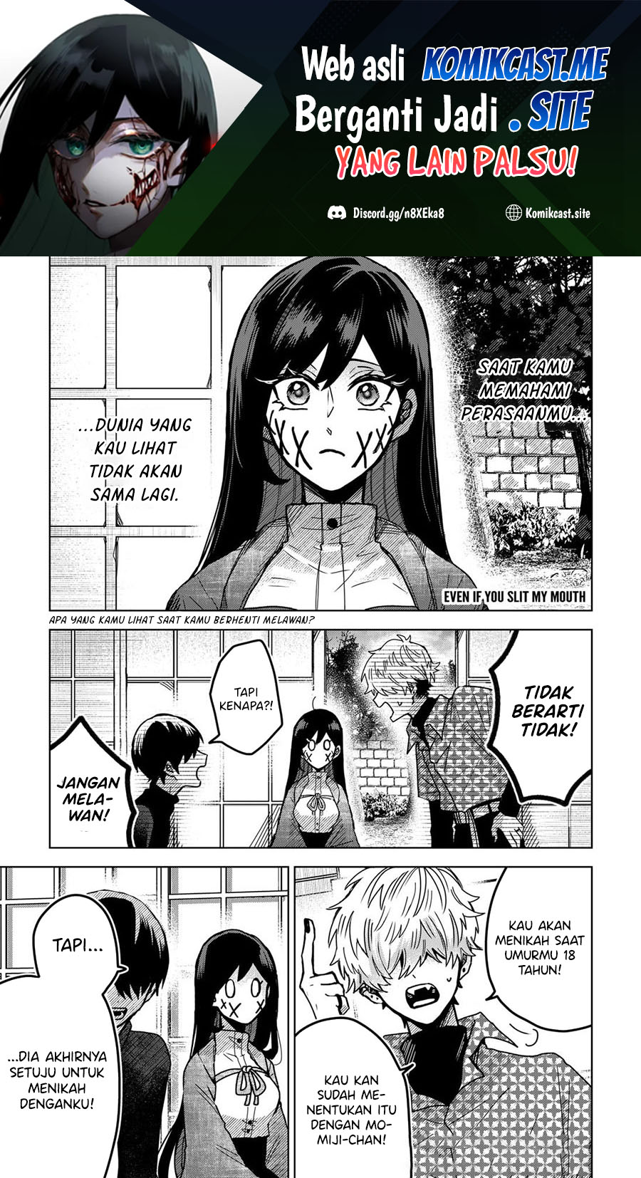 Baca Manga Kuchi ga Saketemo Kimi ni wa Chapter 48 Gambar 2