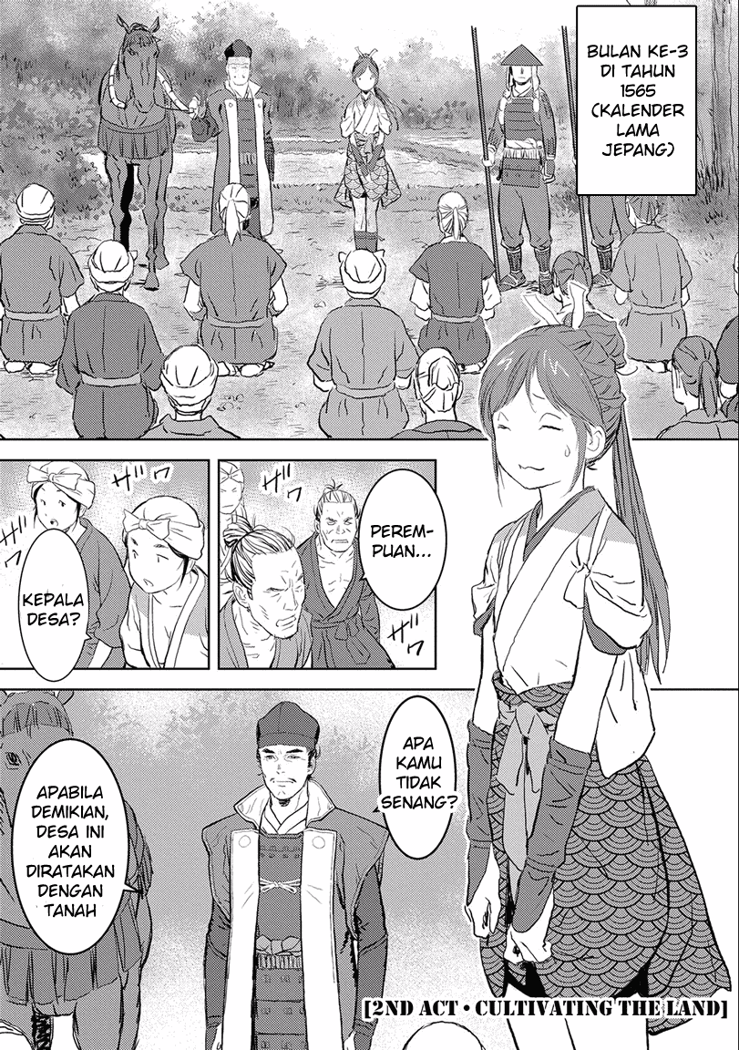 Baca Manga Sengoku Komachi Kuroutan: Noukou Giga Chapter 2 Gambar 2