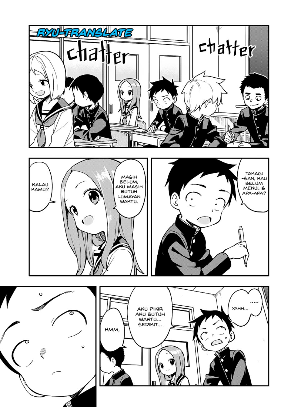 Karakai Jouzu no Takagi-san Chapter 166 Gambar 10