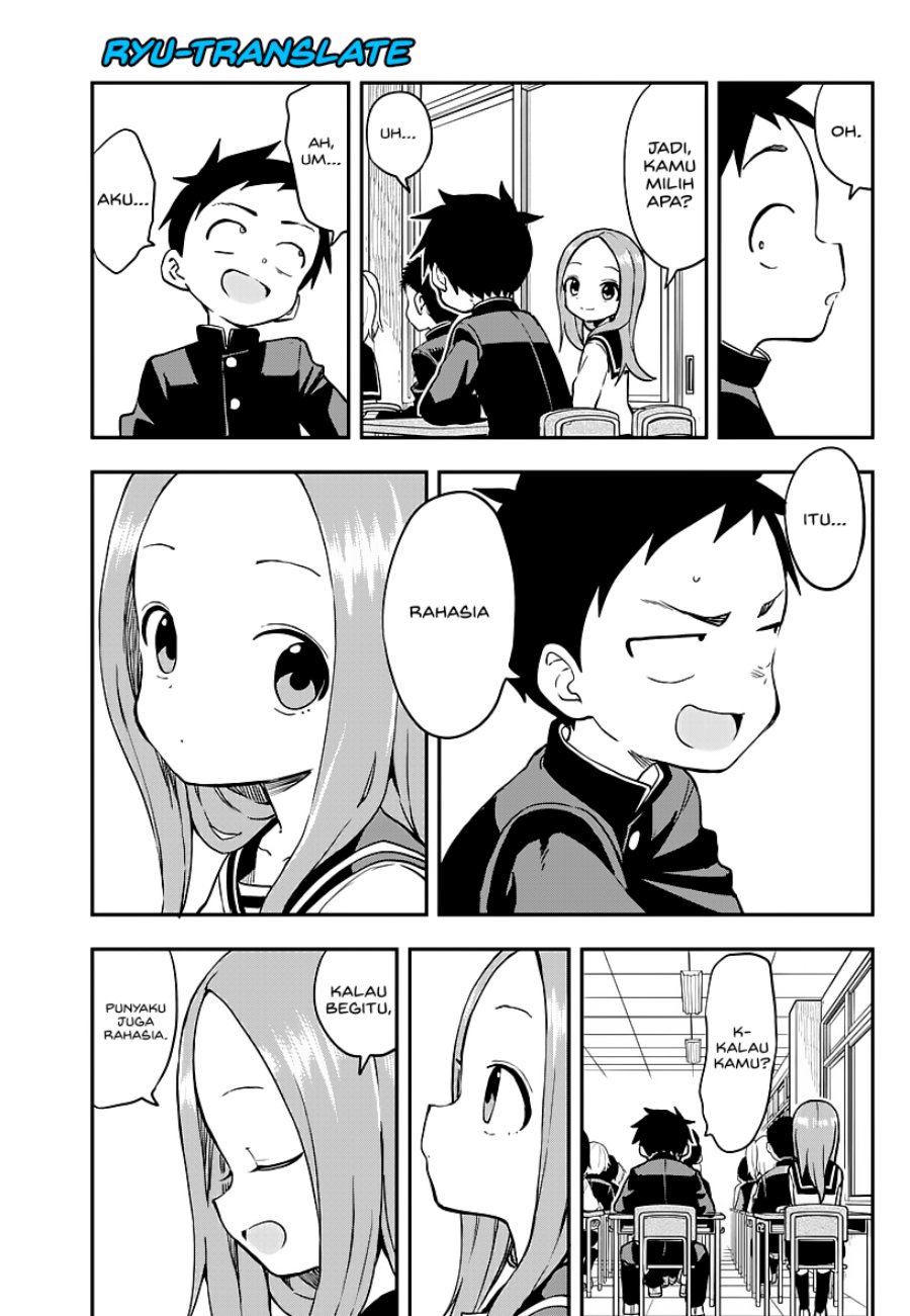 Karakai Jouzu no Takagi-san Chapter 166 Gambar 8