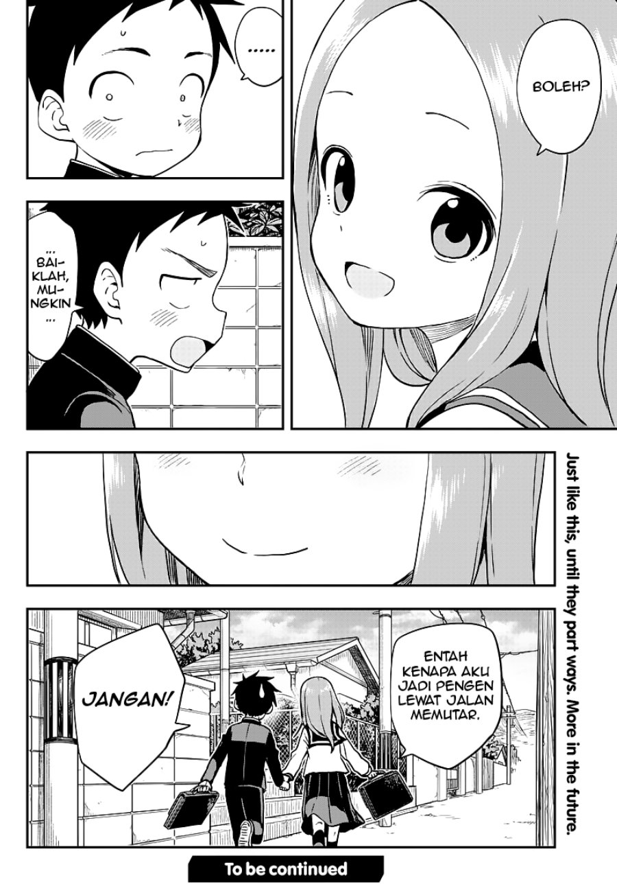 Karakai Jouzu no Takagi-san Chapter 165 Gambar 16