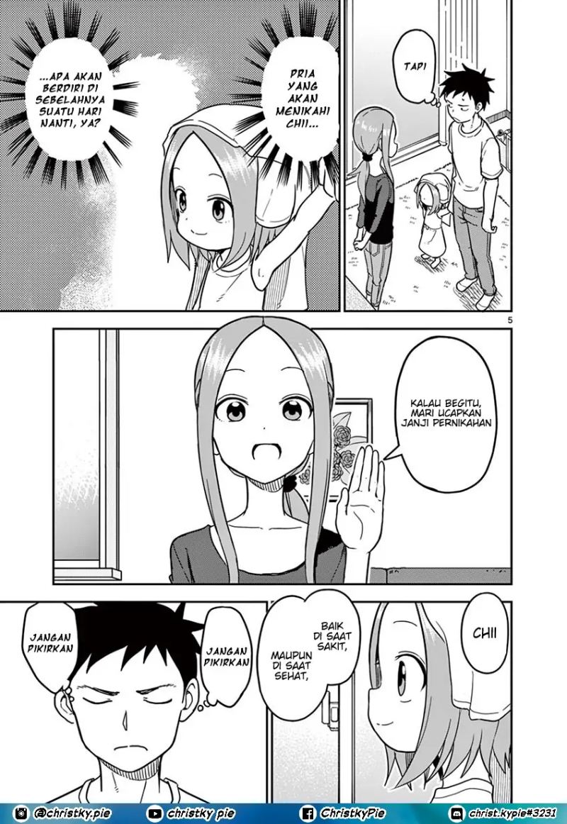 Karakai Jouzu no (Moto) Takagi-san Chapter 139 Gambar 5