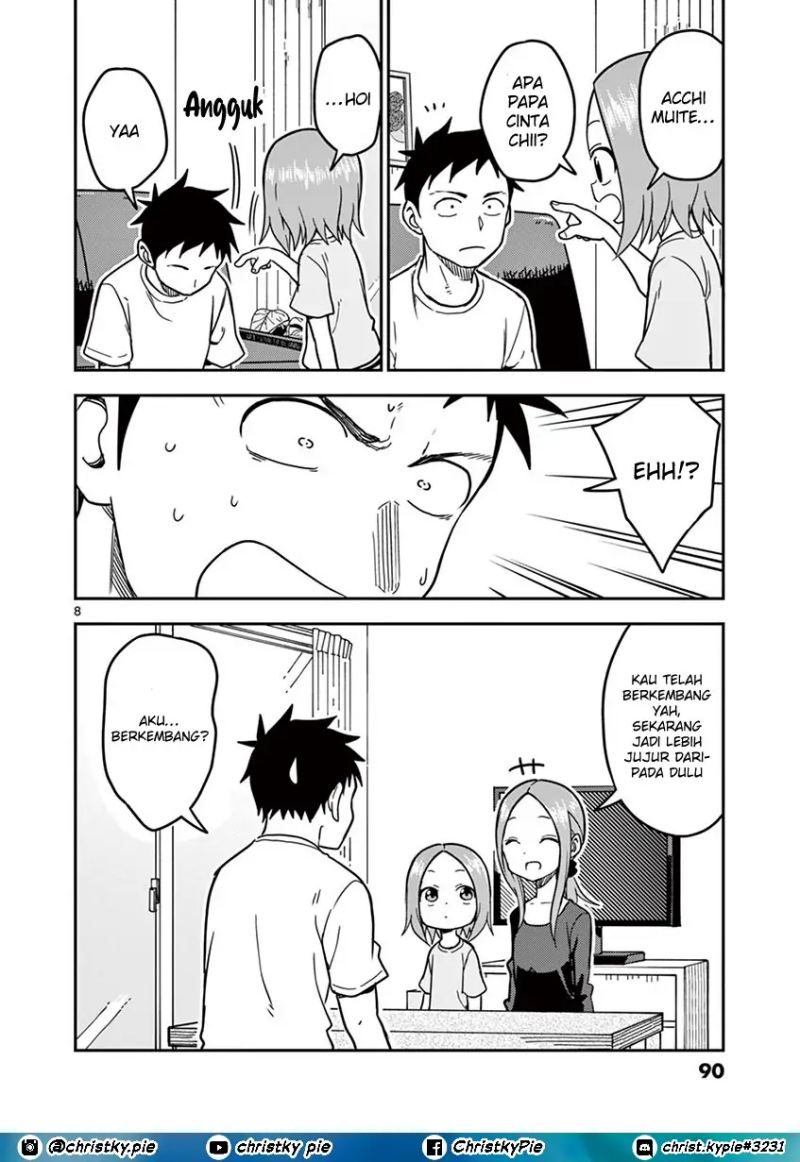 Karakai Jouzu no (Moto) Takagi-san Chapter 137 Gambar 8