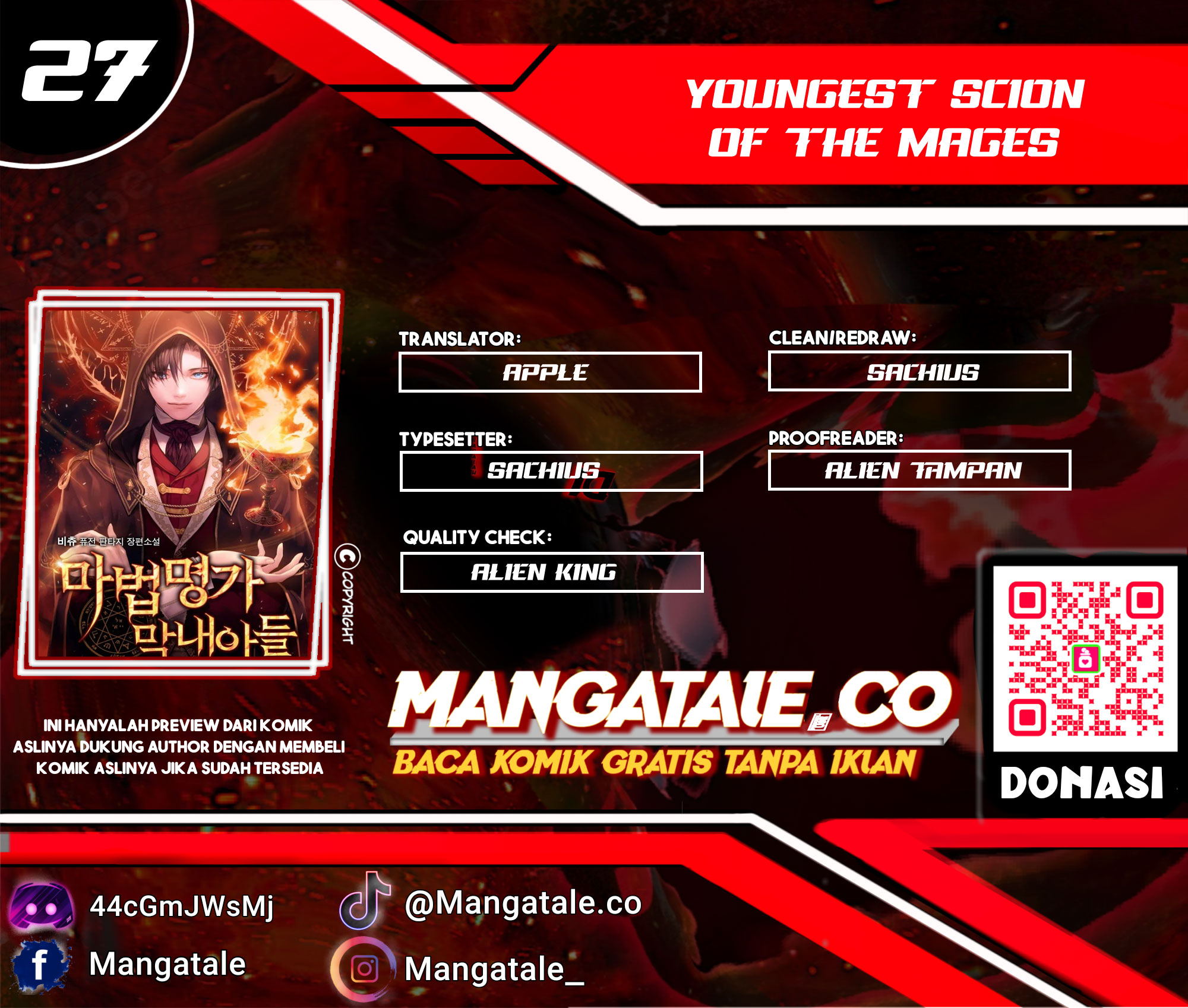 Baca Komik Youngest Scion of the Mages Chapter 27 Gambar 1