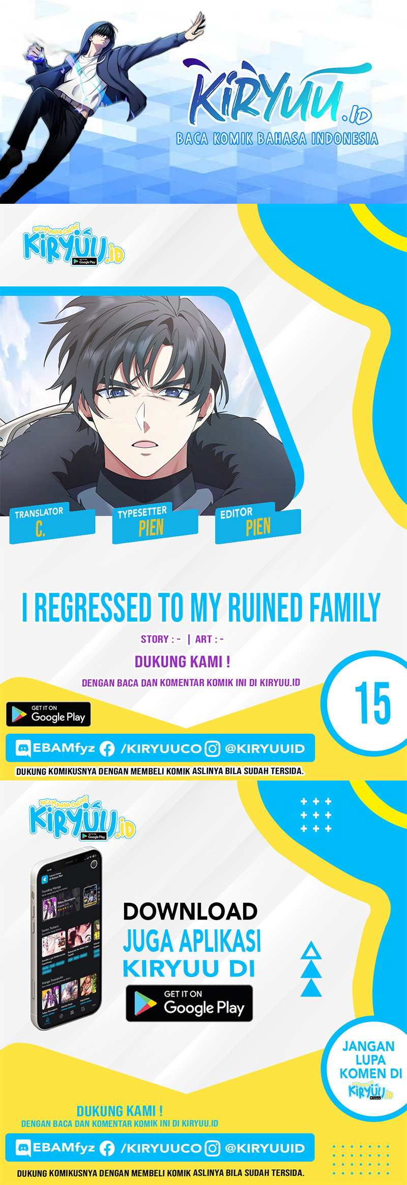 Baca Komik I Regressed to My Ruined Family Chapter 15 Gambar 1