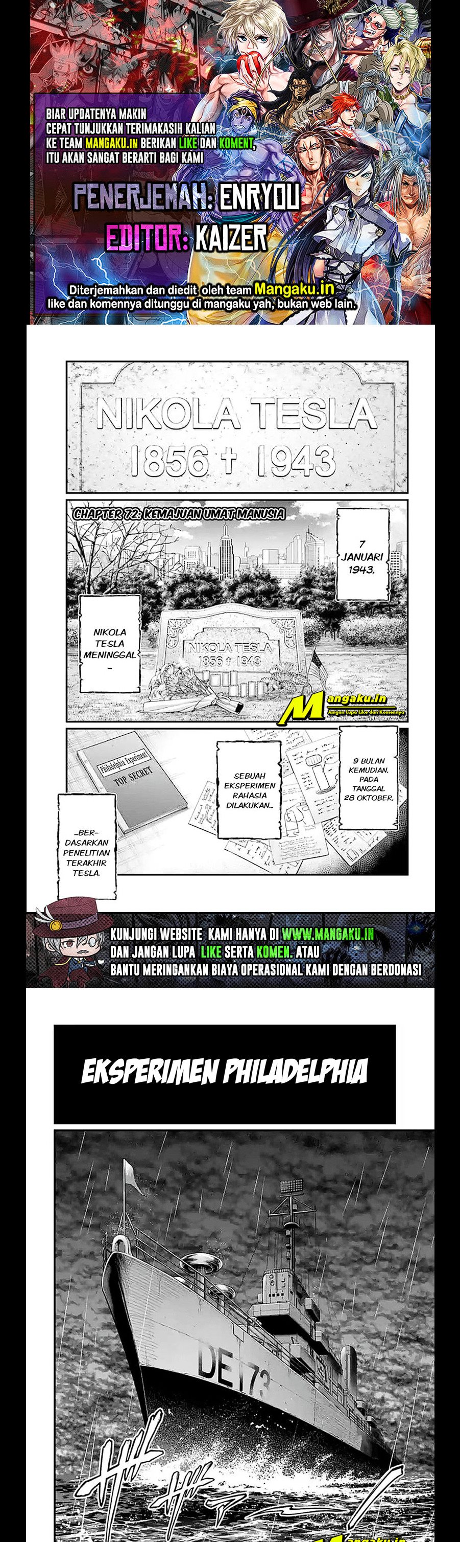 Baca Komik Shuumatsu no Valkyrie Chapter 72.1 Gambar 1