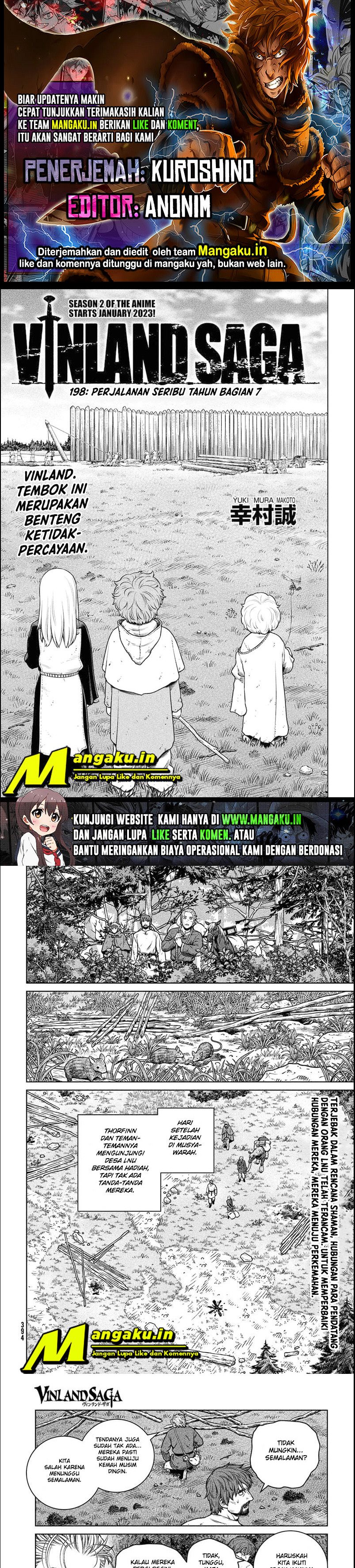 Baca Komik Vinland Saga Chapter 198 Gambar 1