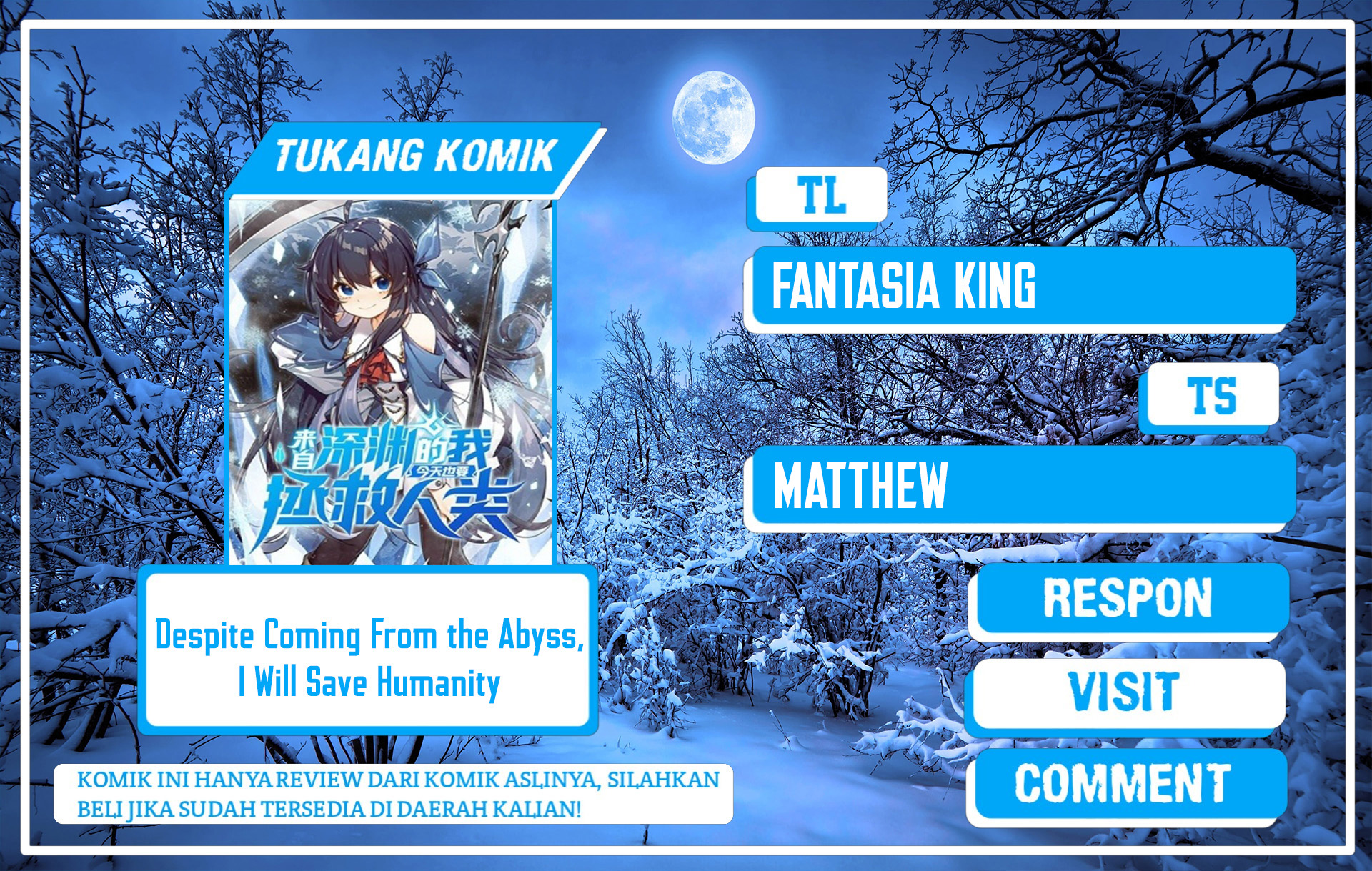 Baca Komik Despite Coming From the Abyss, I Will Save Humanity Chapter 6 Gambar 1