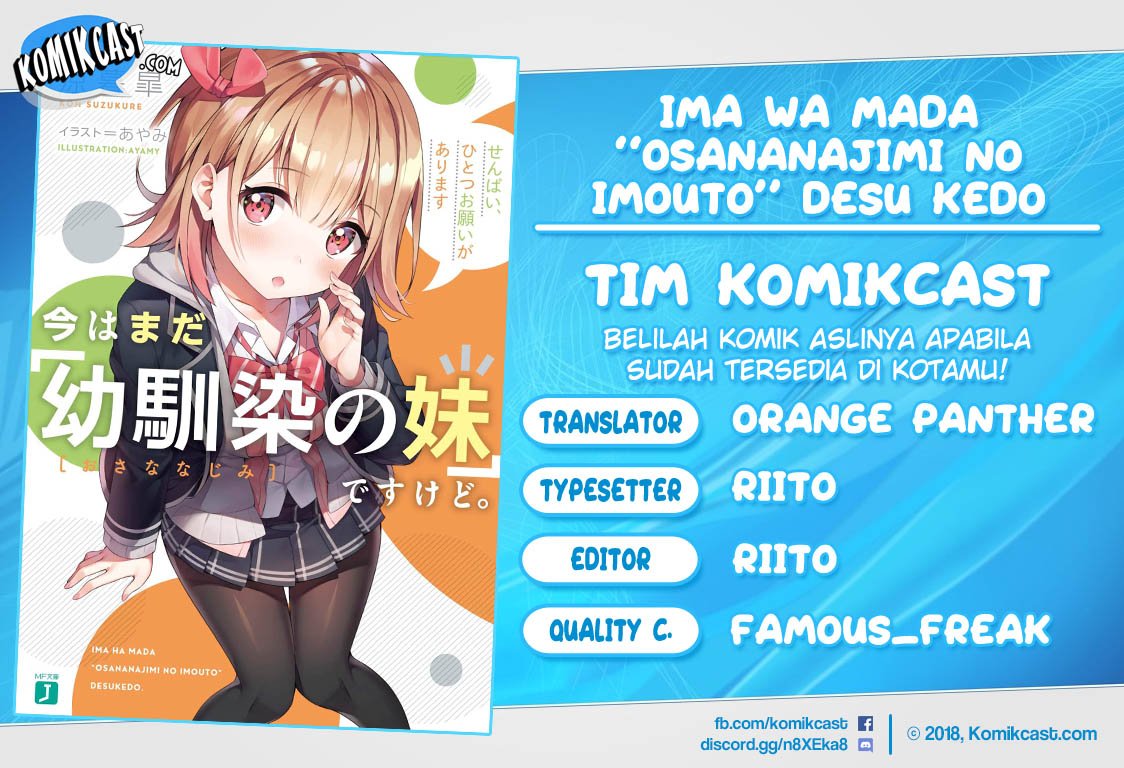 Baca Komik Ima wa Mada “Osananajimi no Imouto” Desu kedo. Chapter 4 Gambar 1