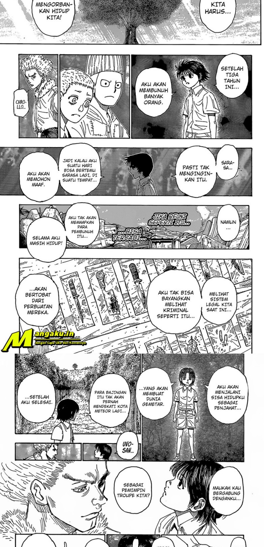 Hunter x Hunter Chapter 397 Gambar 13