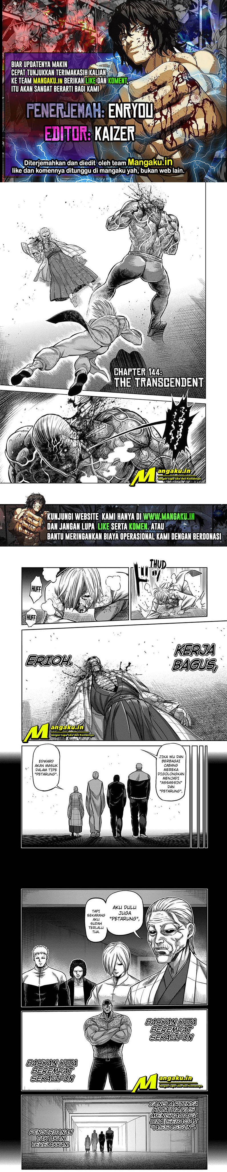 Baca Komik Kengan Omega Chapter 144 Gambar 1