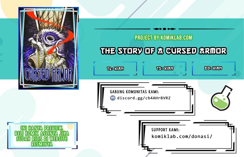 Baca Komik The Story of a Cursed Armor Chapter 2 Gambar 1