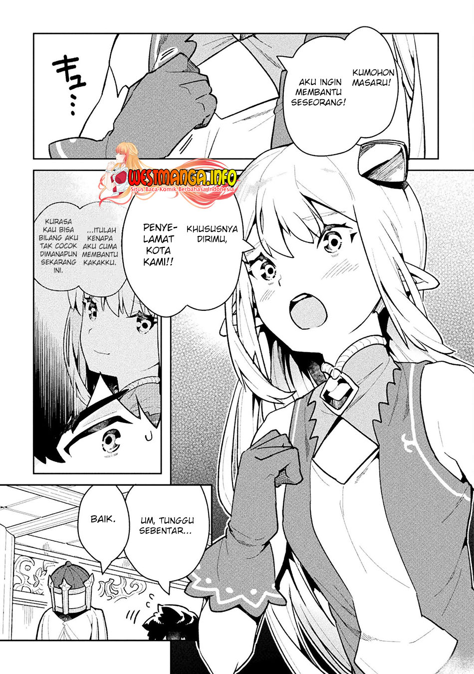 NEET dakedo Hello Work ni Ittara Isekai ni Tsuretekareta Chapter 47 Gambar 7