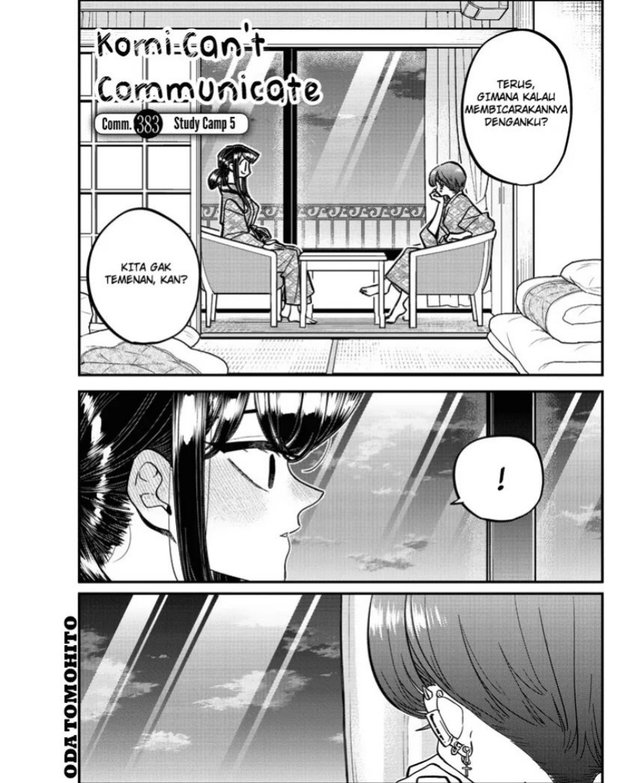 Baca Komik Komi-san wa Komyushou Desu Chapter 383 Gambar 1