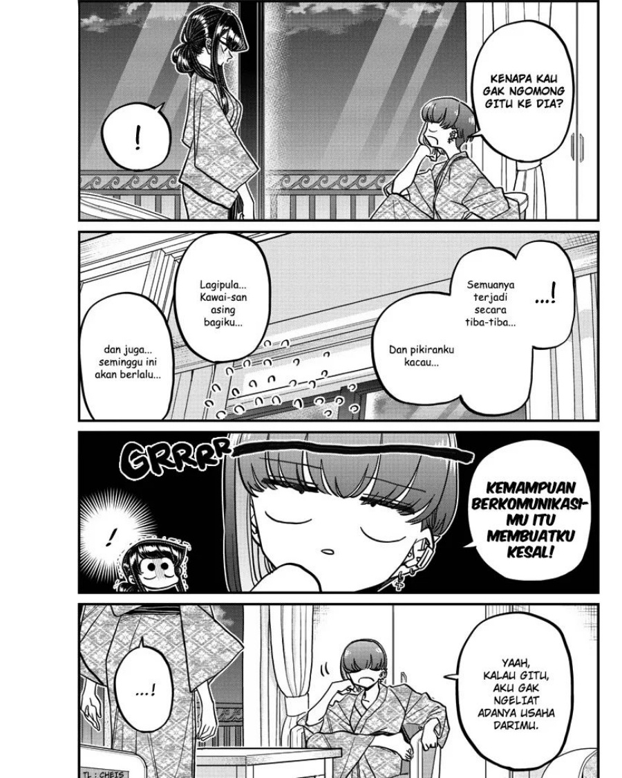 Komi-san wa Komyushou Desu Chapter 383 Gambar 7