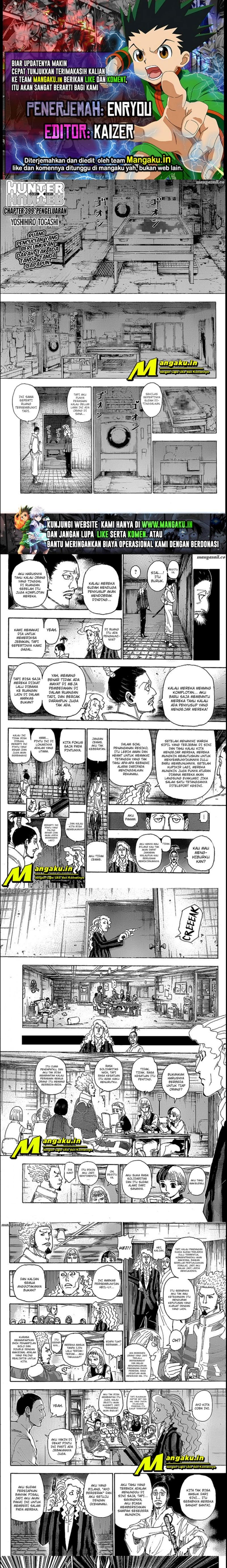 Baca Komik Hunter x Hunter Chapter 399 Gambar 1