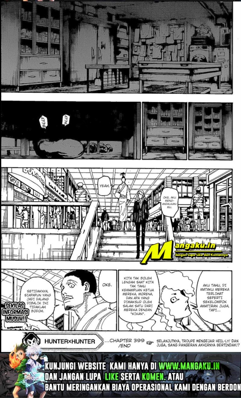 Hunter x Hunter Chapter 399 Gambar 5