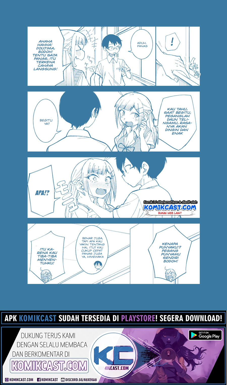 Baca Manga Doujima-kun wa Doujinai Chapter 15.1 Gambar 2