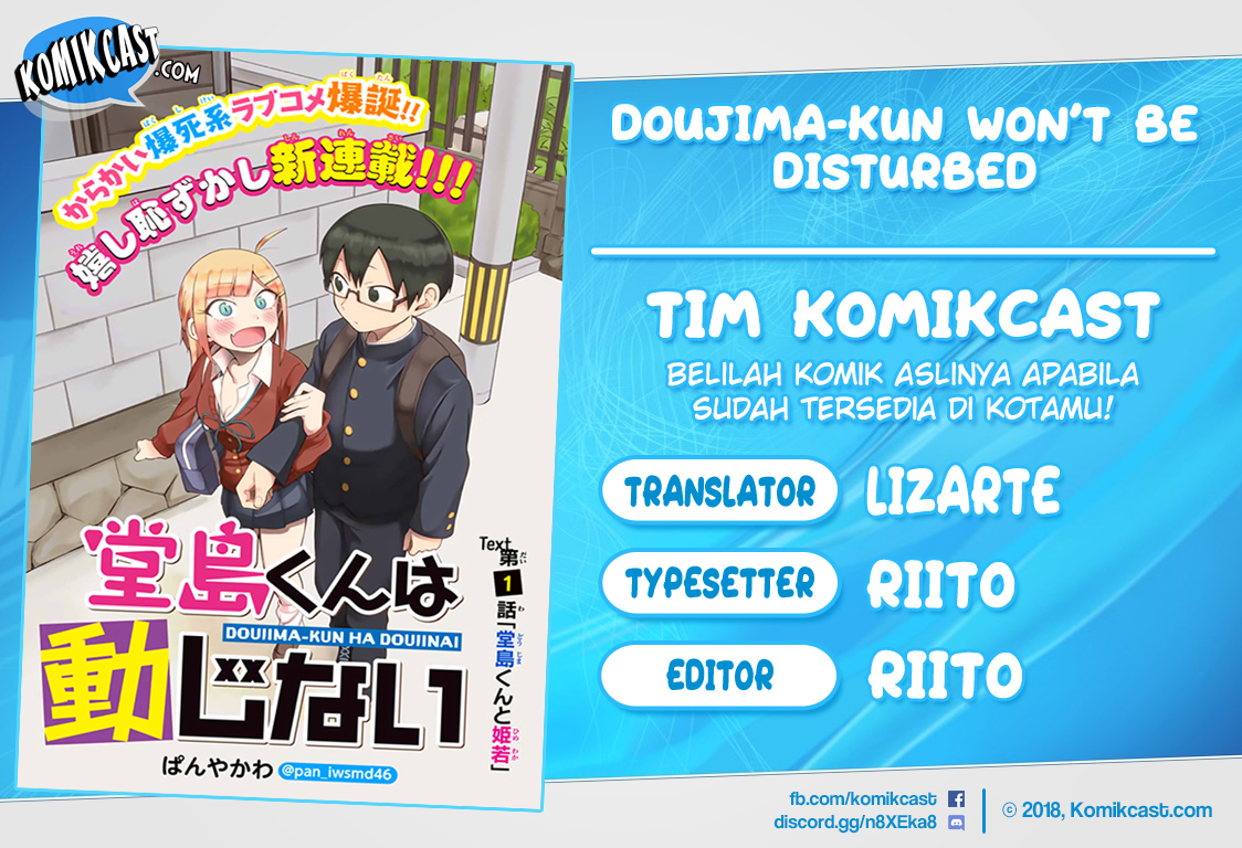 Baca Komik Doujima-kun wa Doujinai Chapter 6 Gambar 1