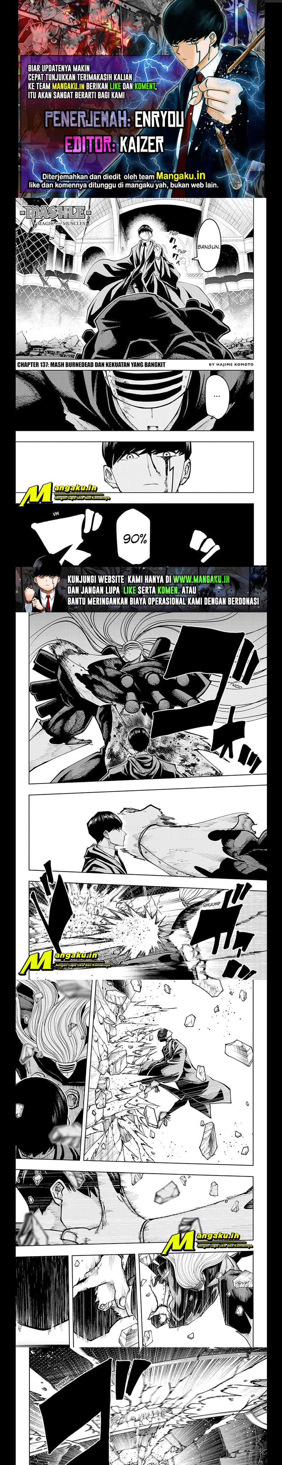 Baca Komik Mashle: Magic and Muscles Chapter 137 Gambar 1