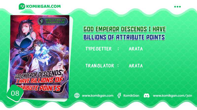 Baca Komik God Emperor Descends I have Billions of Attribute Points Chapter 8 Gambar 1