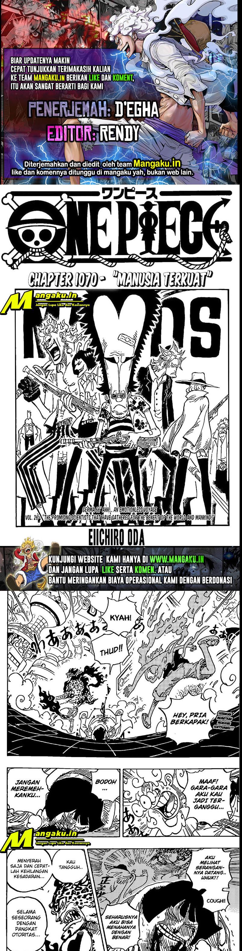 Baca Komik One Piece Chapter 1070 HQ Gambar 1