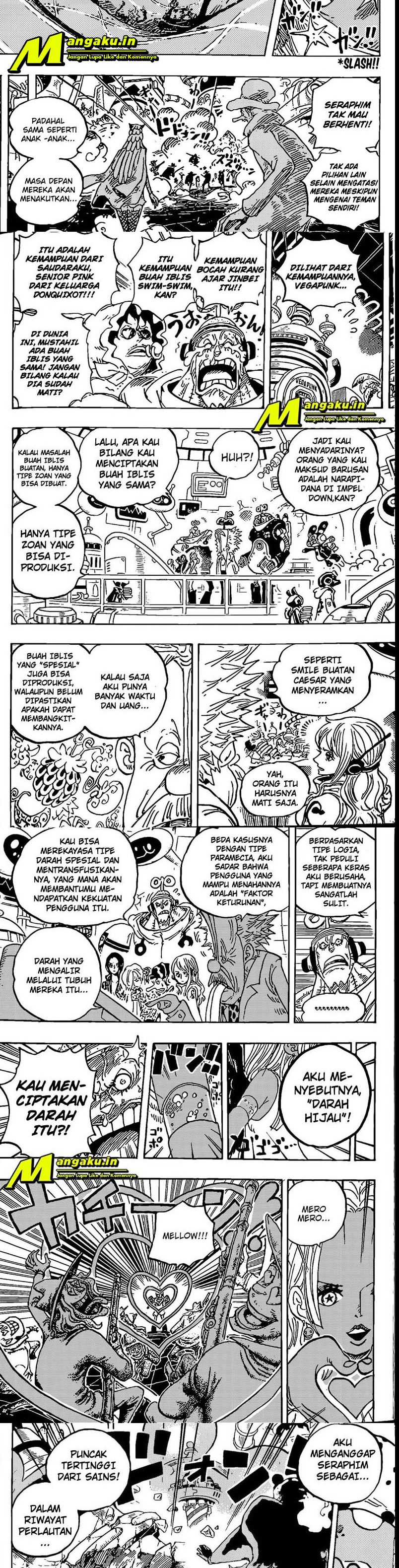 One Piece Chapter 1070 HQ Gambar 3