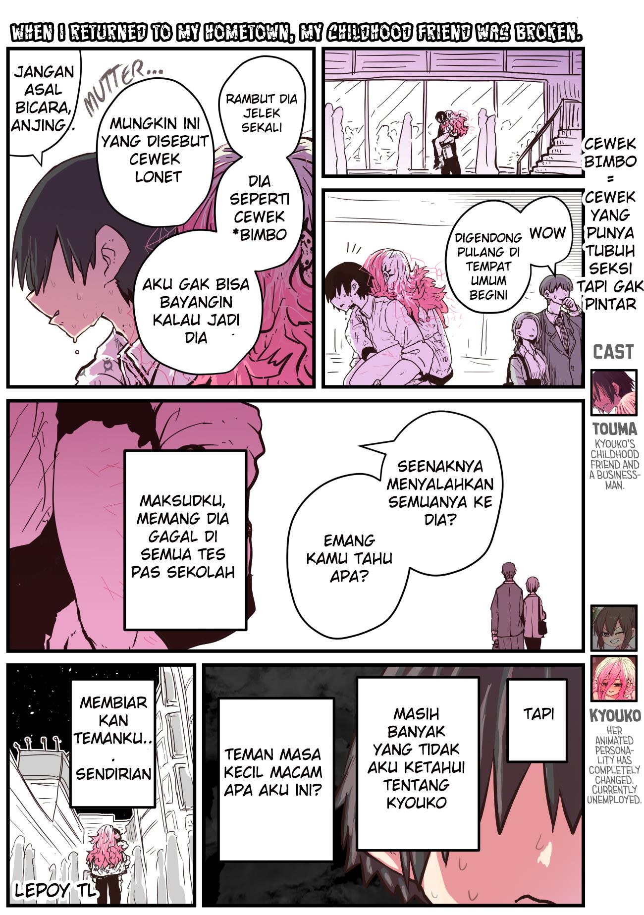Baca Manga Jimoto ni Kaettekitara Osananajimi ga Kowareteta Chapter 14 Gambar 2