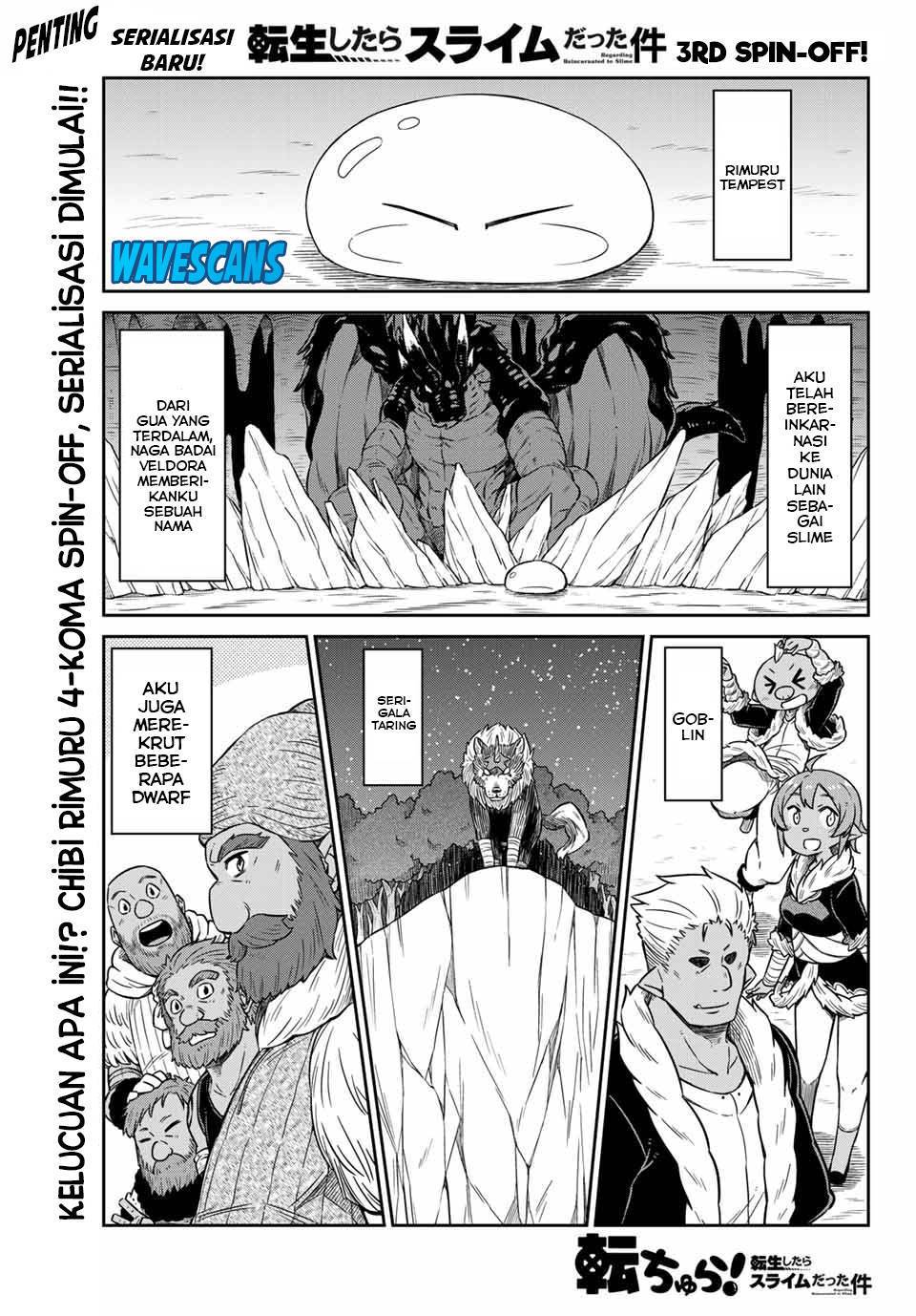 Baca Manga Tenchura! Tensei Shitara Slime Datta Ken Chapter 1 Gambar 2