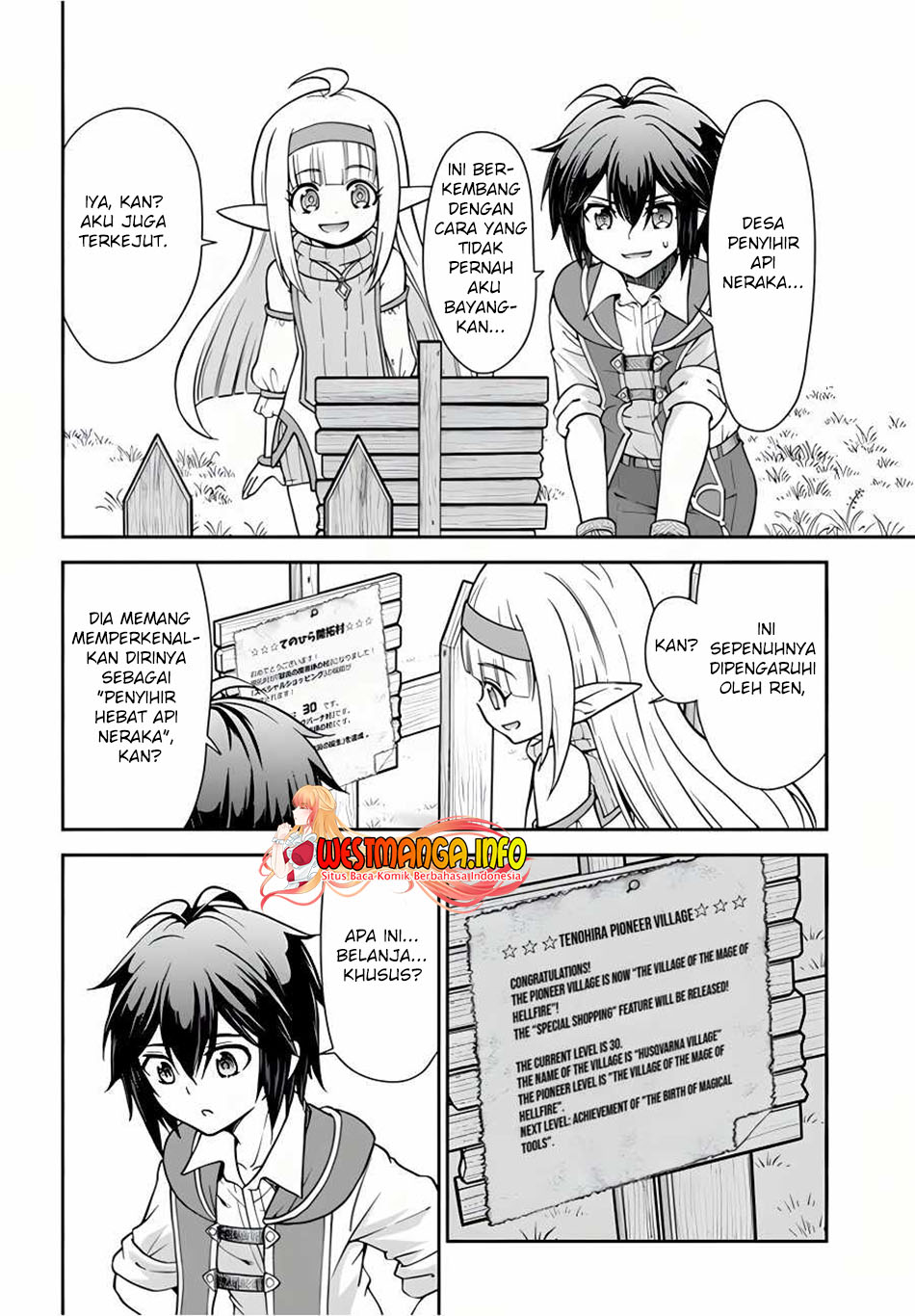 Tenohira Kaitakumura de Isekai Kenkouki ~Fueteku Yome-tachi to Nonbiri Mujintou Raifu~ Chapter 35 Gambar 5