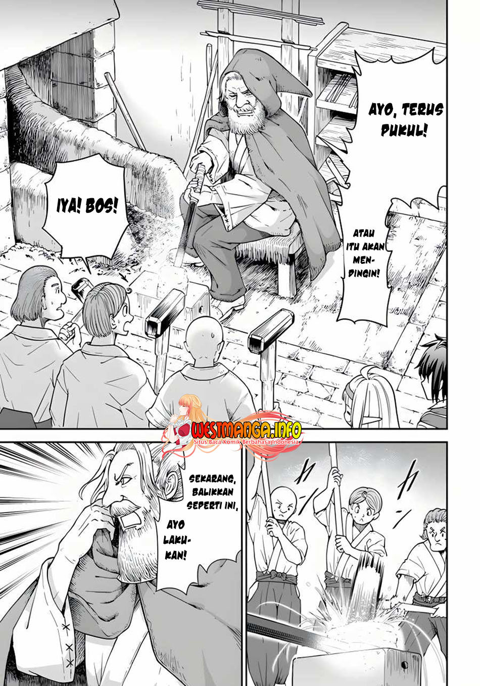 Tenohira Kaitakumura de Isekai Kenkouki ~Fueteku Yome-tachi to Nonbiri Mujintou Raifu~ Chapter 35 Gambar 8