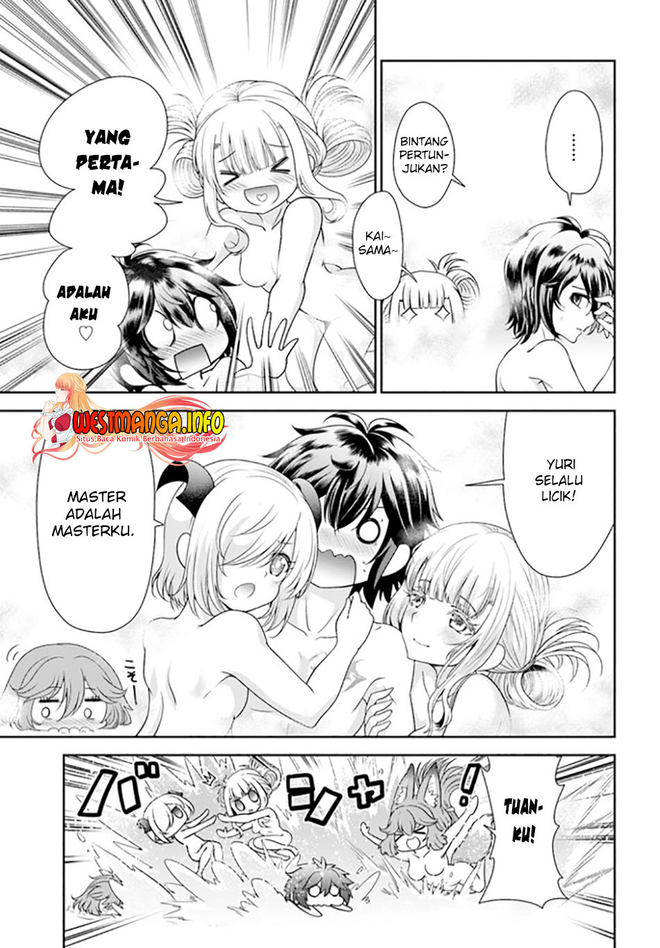 Tenohira Kaitakumura de Isekai Kenkouki ~Fueteku Yome-tachi to Nonbiri Mujintou Raifu~ Chapter 33 Gambar 23