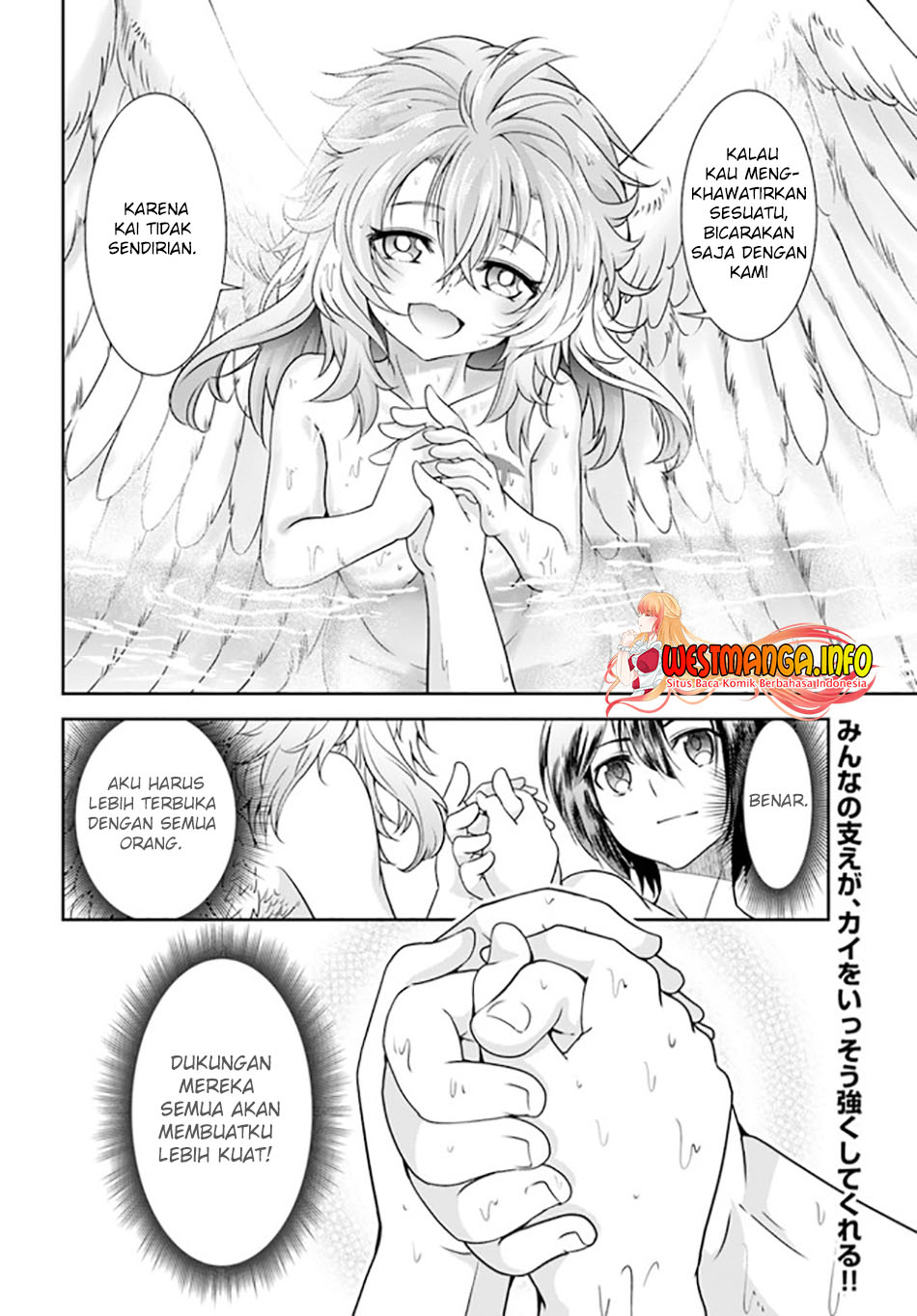 Tenohira Kaitakumura de Isekai Kenkouki ~Fueteku Yome-tachi to Nonbiri Mujintou Raifu~ Chapter 33 Gambar 26