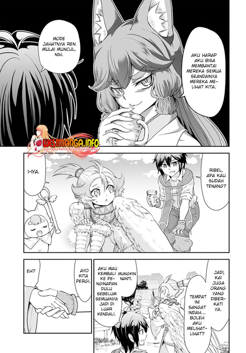 Tenohira Kaitakumura de Isekai Kenkouki ~Fueteku Yome-tachi to Nonbiri Mujintou Raifu~ Chapter 28 Gambar 13