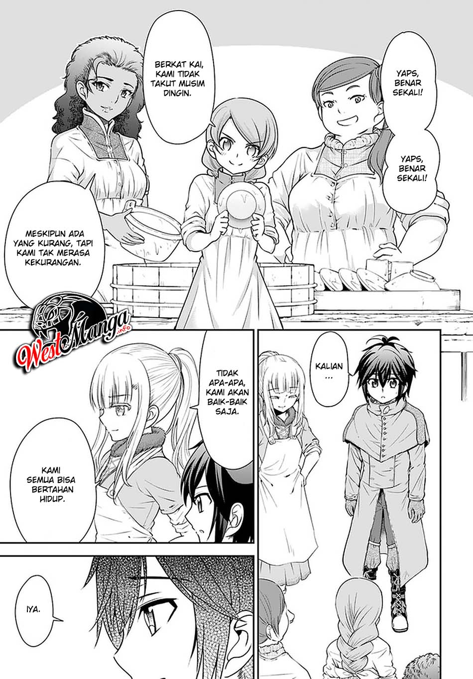 Tenohira Kaitakumura de Isekai Kenkouki ~Fueteku Yome-tachi to Nonbiri Mujintou Raifu~ Chapter 24 Gambar 13