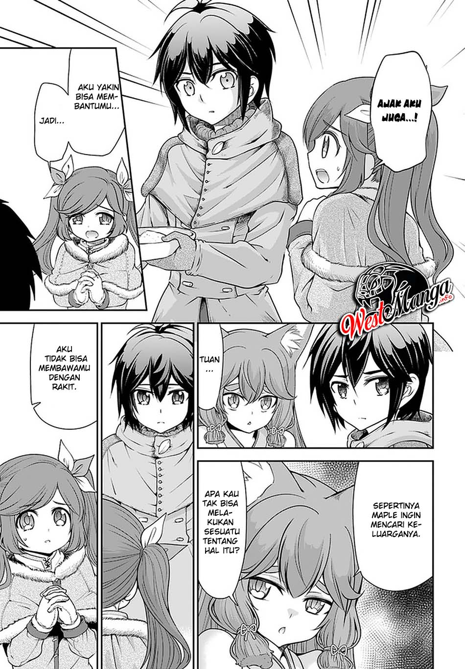 Tenohira Kaitakumura de Isekai Kenkouki ~Fueteku Yome-tachi to Nonbiri Mujintou Raifu~ Chapter 24 Gambar 25