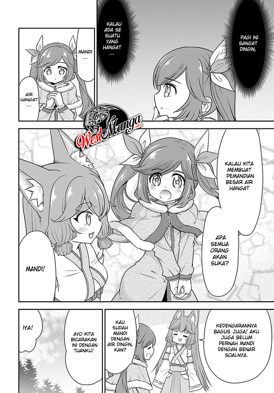 Tenohira Kaitakumura de Isekai Kenkouki ~Fueteku Yome-tachi to Nonbiri Mujintou Raifu~ Chapter 24 Gambar 28