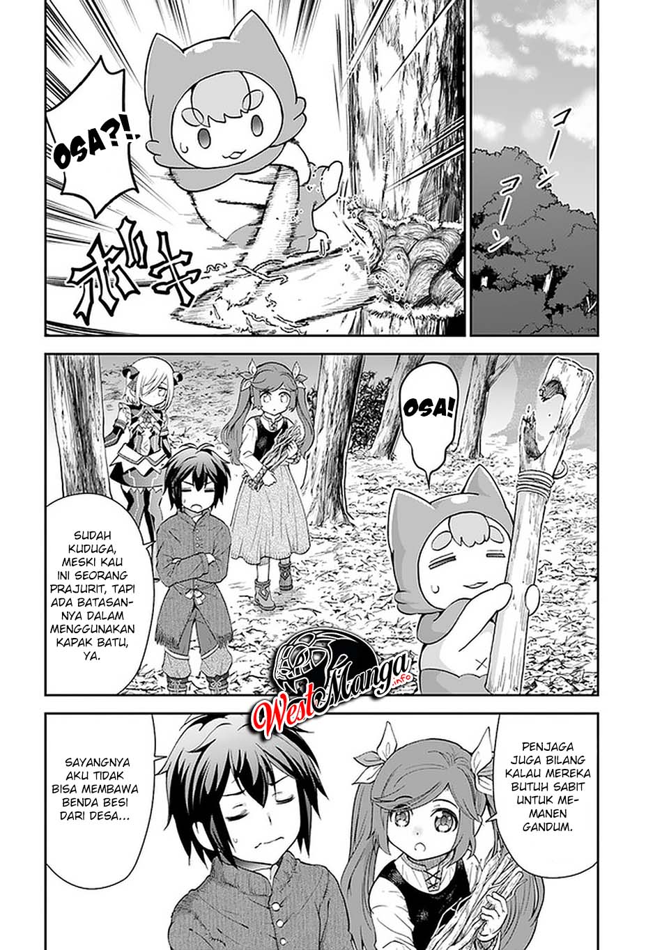 Tenohira Kaitakumura de Isekai Kenkouki ~Fueteku Yome-tachi to Nonbiri Mujintou Raifu~ Chapter 23 Gambar 17