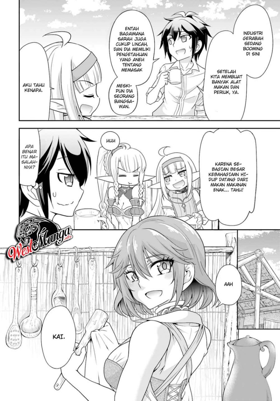 Tenohira Kaitakumura de Isekai Kenkouki ~Fueteku Yome-tachi to Nonbiri Mujintou Raifu~ Chapter 19 Gambar 9