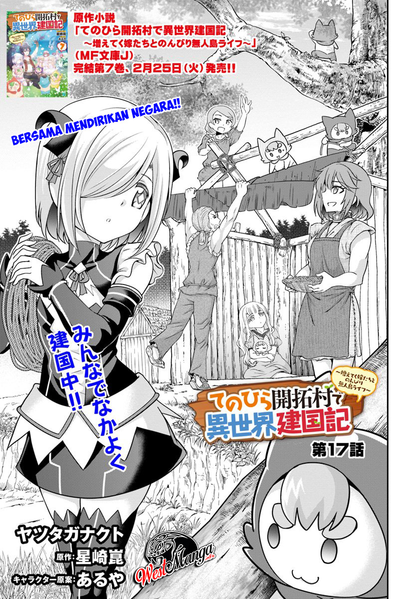 Baca Manga Tenohira Kaitakumura de Isekai Kenkouki ~Fueteku Yome-tachi to Nonbiri Mujintou Raifu~ Chapter 17 Gambar 2