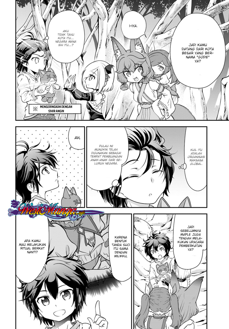 Tenohira Kaitakumura de Isekai Kenkouki ~Fueteku Yome-tachi to Nonbiri Mujintou Raifu~ Chapter 9 Gambar 23