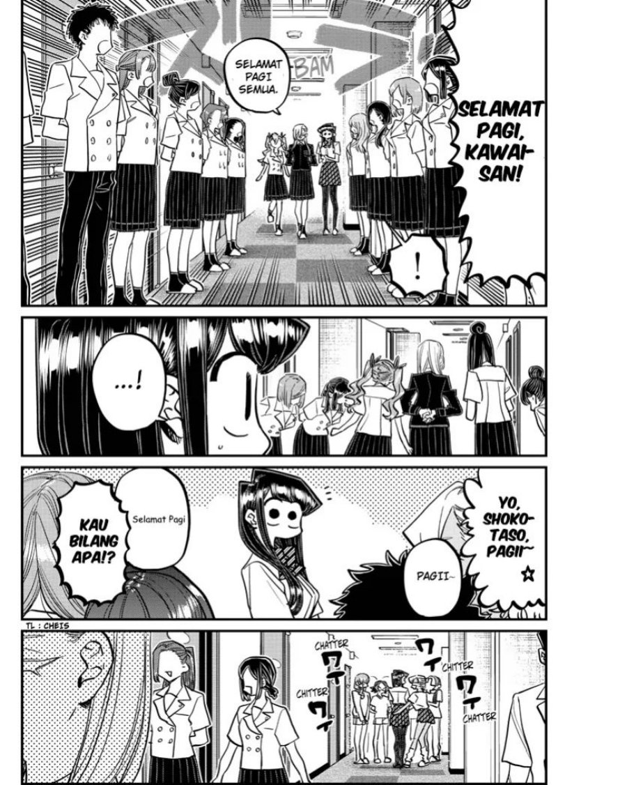 Komi-san wa Komyushou Desu Chapter 384 Gambar 4