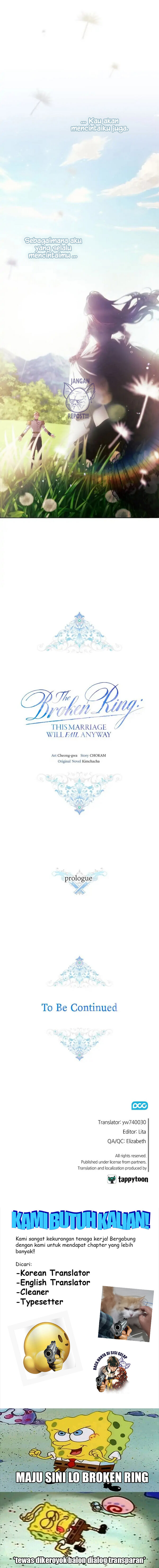 The Broken Ring: This Marriage Will Fail Anyway Chapter .1 - Prolog Gambar 7