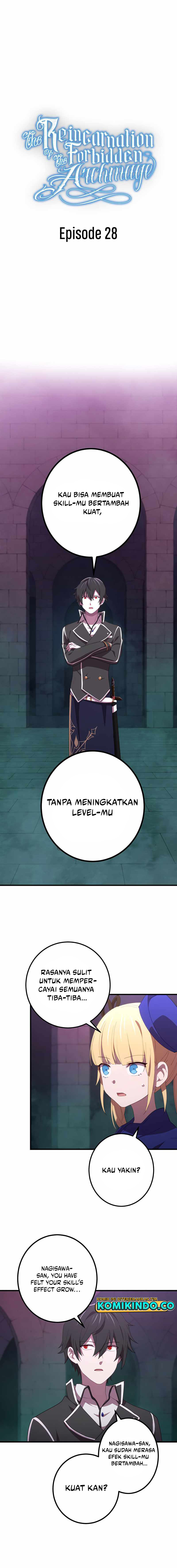 Baca Manhwa The Reincarnation of the Forbidden Archmage Chapter 28 Gambar 2