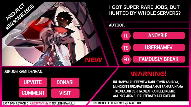 Baca Komik I Got Super Rare Jobs, But Hunted By Whole Servers? Chapter 2 Gambar 1