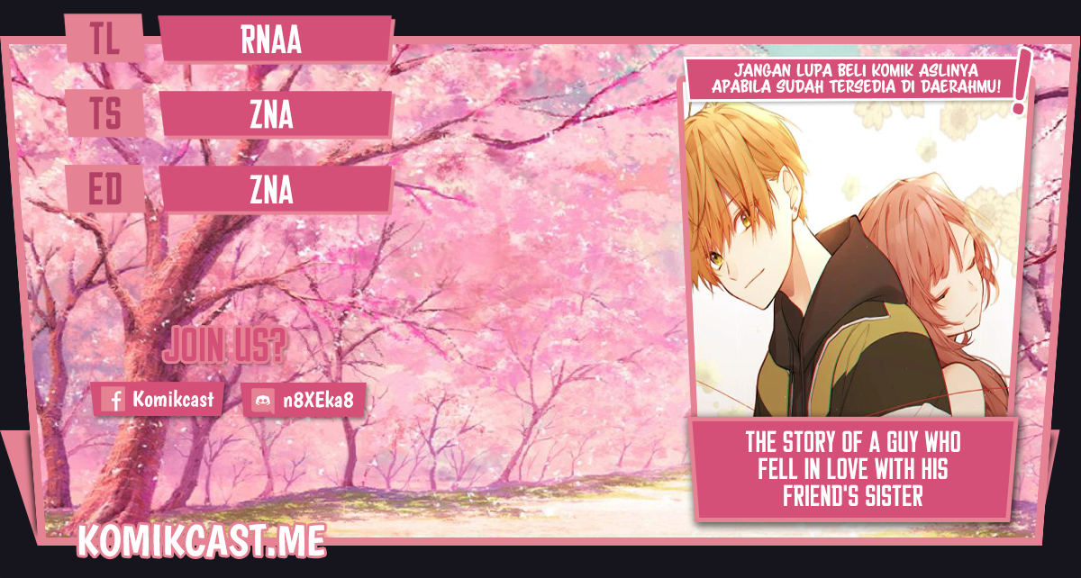 Baca Komik The Story of a Guy who fell in love with his Friend’s Sister Chapter 18 Gambar 1